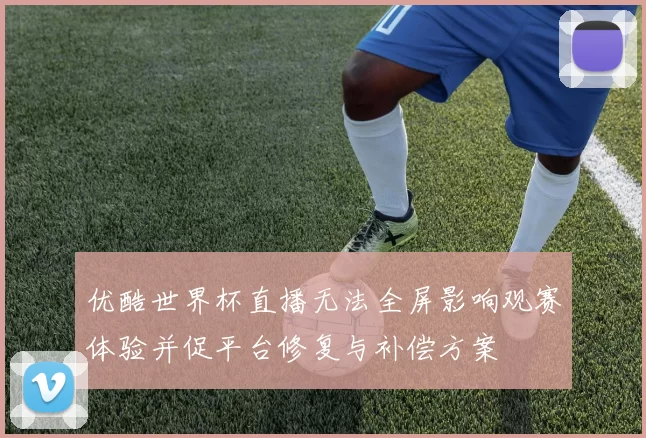 优酷世界杯直播无法全屏影响观赛体验并促平台修复与补偿方案