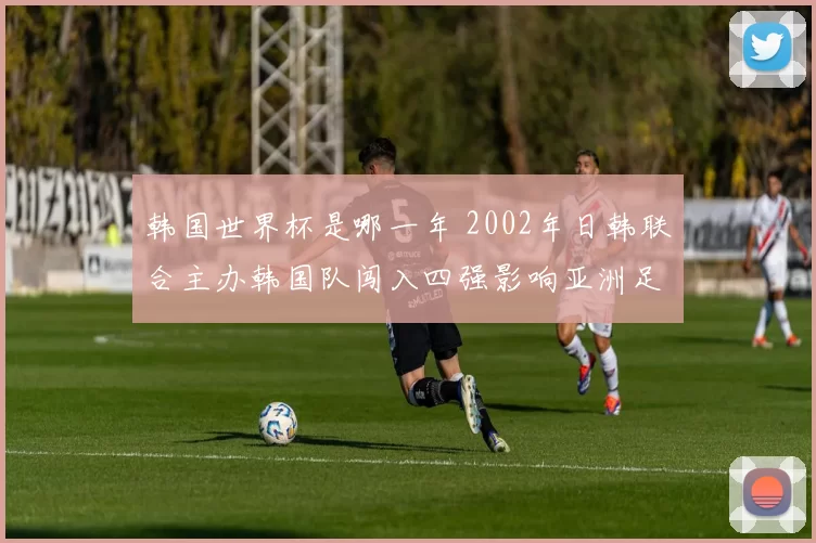 韩国世界杯是哪一年 2002年日韩联合主办韩国队闯入四强影响亚洲足坛