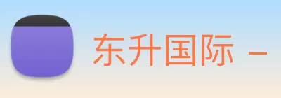 东升国际 - 「品质引领发展，专注成就未来」 logo